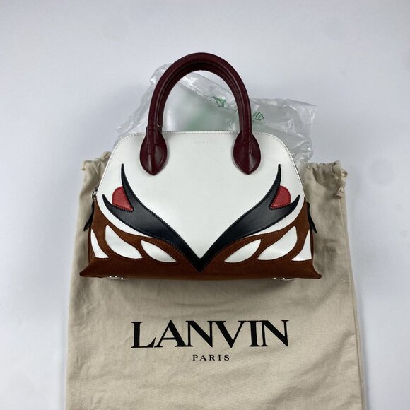 Lanvin Parrot Magot Bag Leather with Applique - Picture 1 of 6